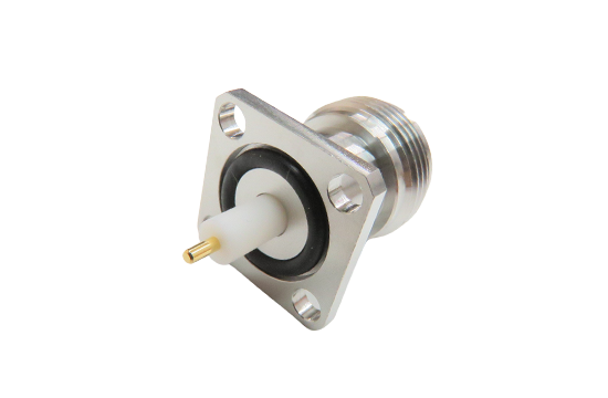 N PANEL MOUNT JACK 4 HOLE FLANGE MOUNT FOR ø .050  POST CONTACT