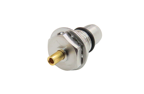 BMA ST. PLUG CONNECTOR BULKHEAD FOR .047" SEMI RIGID CABLE