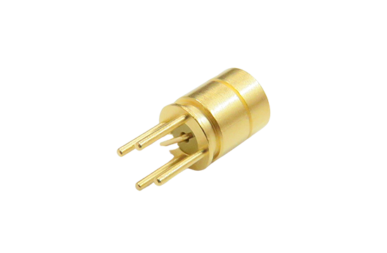 SMP公頭直式LIMITED DETENT接器適用PCB MOUNT