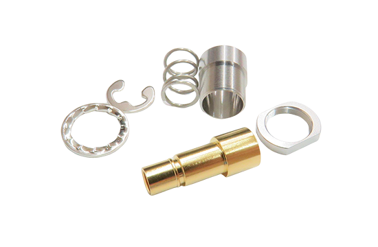 BMA ST. JACK CONNECTOR BULKHEAD FLOATING FOR .141" SEMI RIGID CABLE