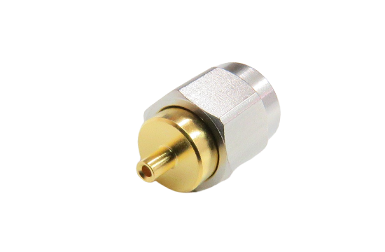 SMA公頭直式焊接連接器適用.033半剛性電纜線