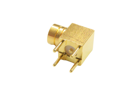 SSMP公頭直角式PCB THRU HOLE MOUNT連接器適用表面接合