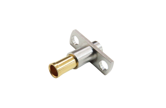 SMP公頭直式兩孔法蘭連接器適用0.81mm電纜線