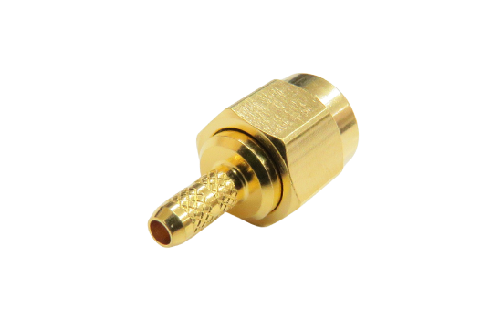 RPSMA公頭直式壓接連接器適用 RG-316/RG-174/RG-188/LMR-100/1.5D-2V CABLE電纜線