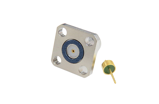 BMA ST. PLUG CONNECTOR FIELD REPLACEABLE 4 HOLE FLANGE(WITH GLASS SEAL)