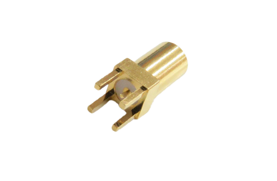 MMCX ST. JACK CONNECTOR PCB THRU HOLE MOUNT FOR ø.015 POST CONTACT